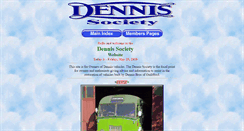 Desktop Screenshot of dennissociety.org.uk